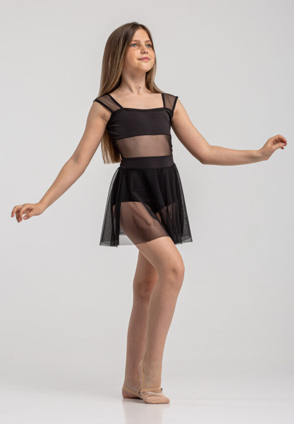 Leotard with skirt № 8043