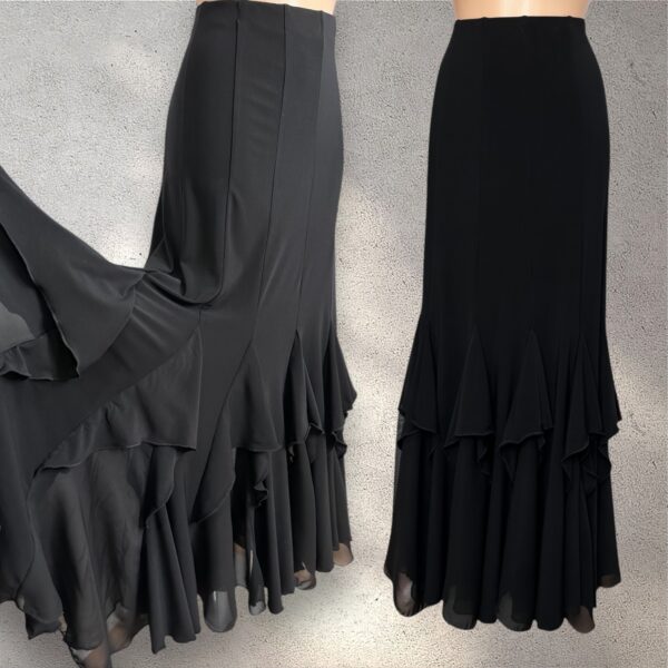 Wave Training Skirt for Standard Ballroom Dancing 702