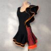 Latin Dance Skirt "Tropic Flame"