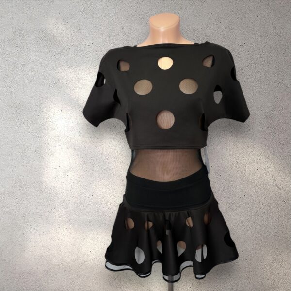 Latin Dance Blouse "Dynamic Motion" 363