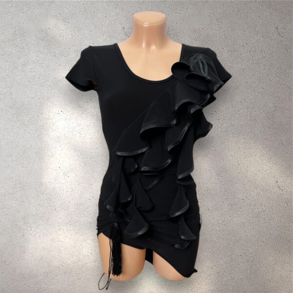 Latin Dance Blouse "Ruffle Motion" 37