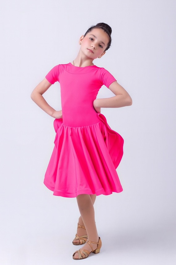 Ballroom Dance Dress "Fuchsia Grace"