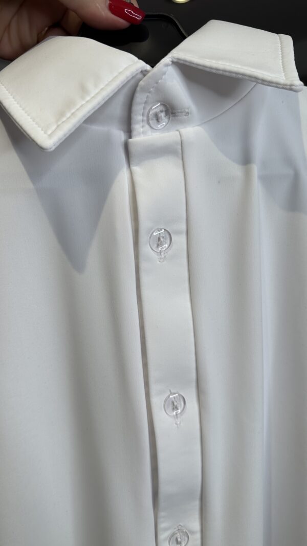 Classic White Bodysuit for Young Dancers - Image 7