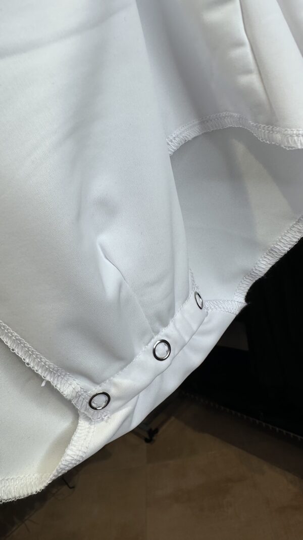 Classic White Bodysuit for Young Dancers - Image 6
