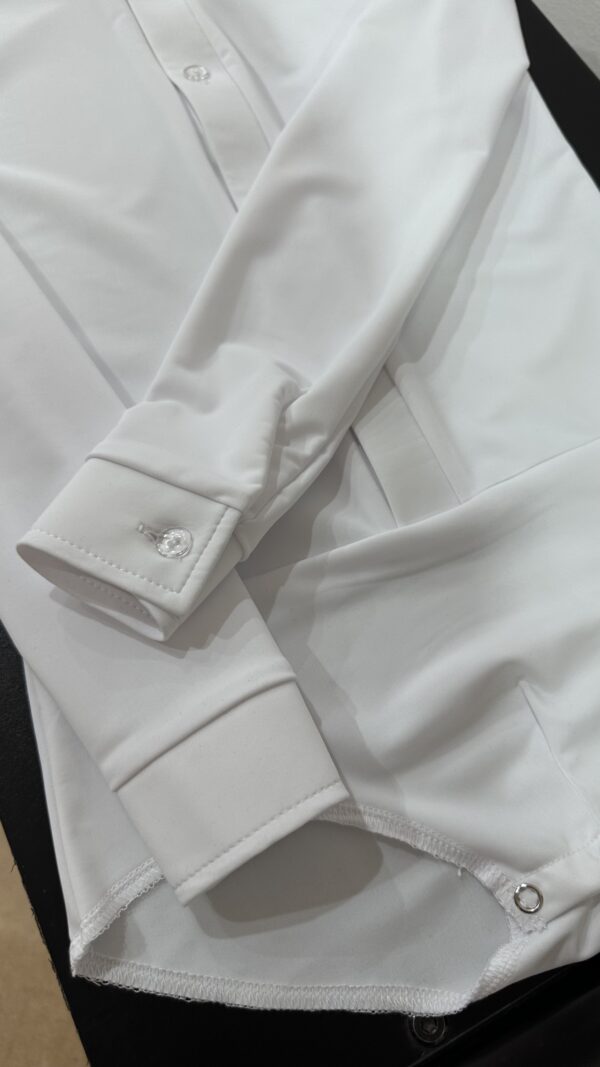Classic White Bodysuit for Young Dancers - Image 4