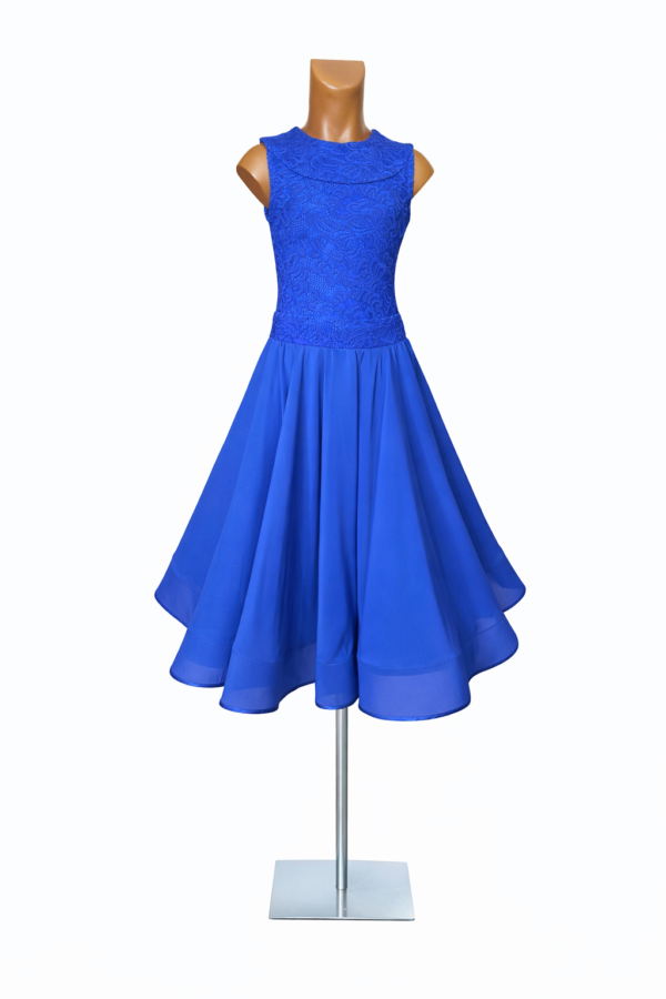 Basic Ballroom Dance Dress with Two Skirts