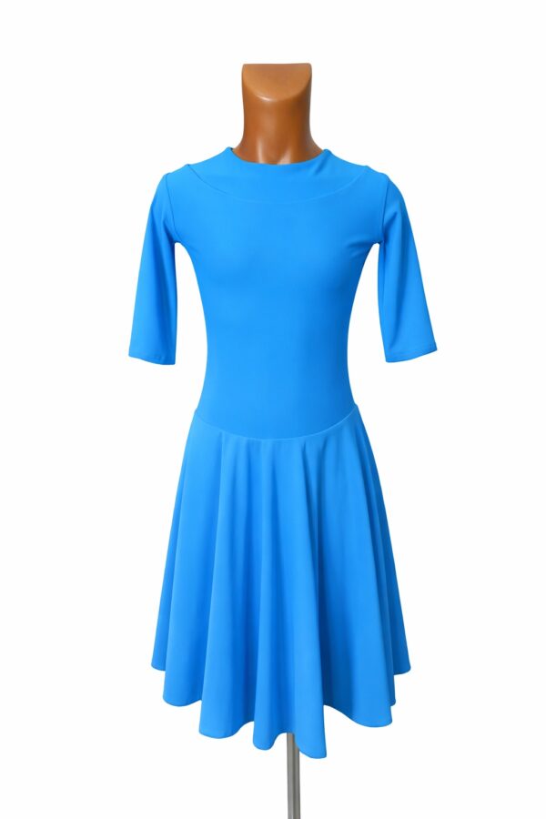 Ballroom Dance Dress "Azure Grace"