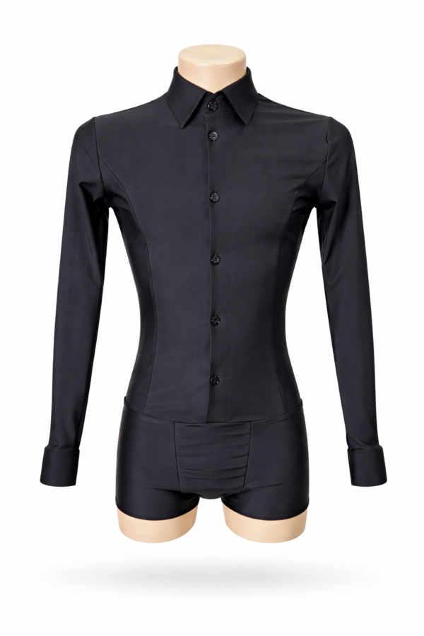 Men's Dance Bodysuit for Standard, Black