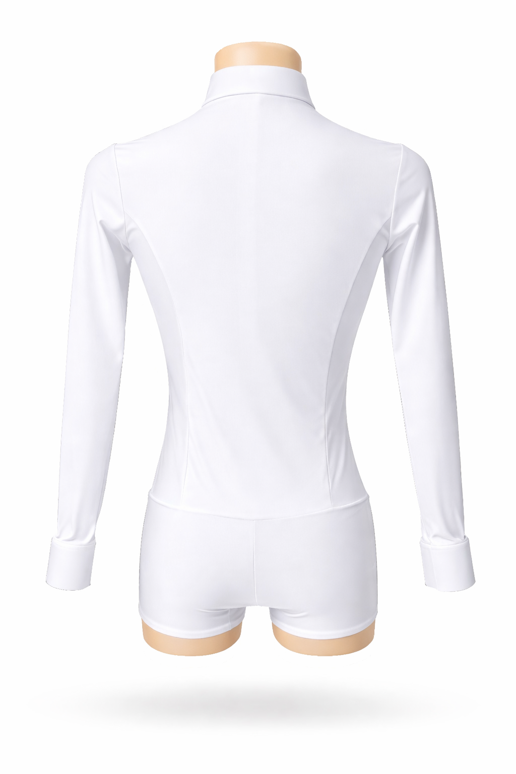 Men's Dance Bodysuit for Standard, White - Image 3