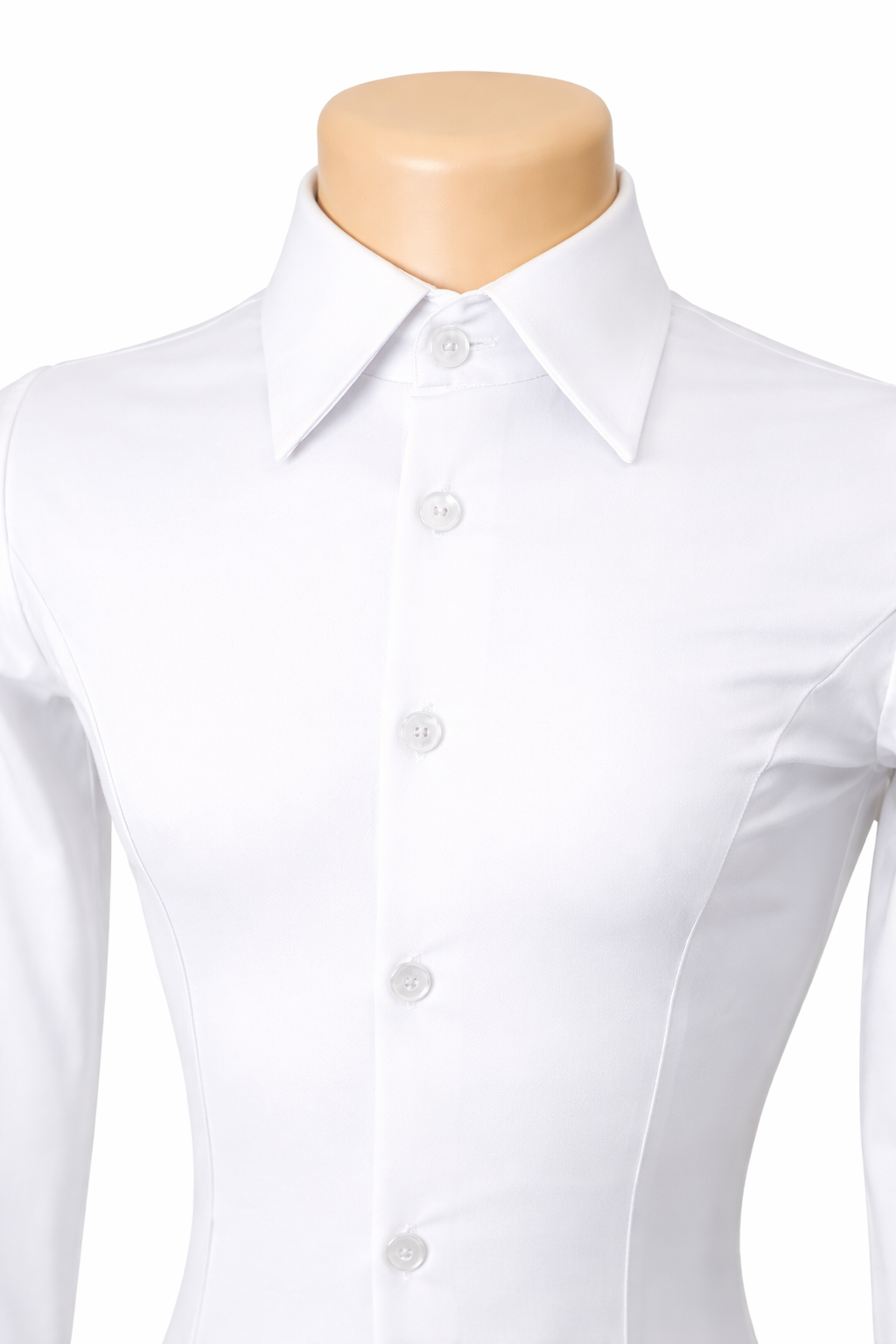 Men's Dance Bodysuit for Standard, White - Image 4